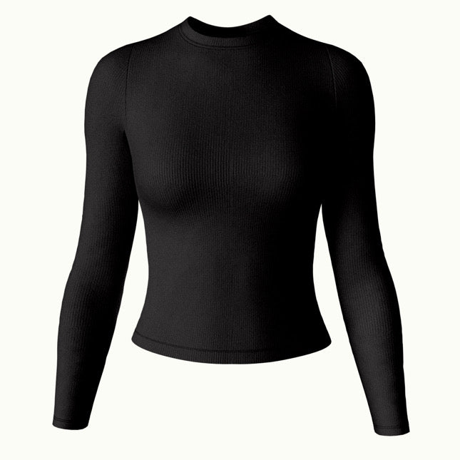 Ribbed Long sleeve Midnight